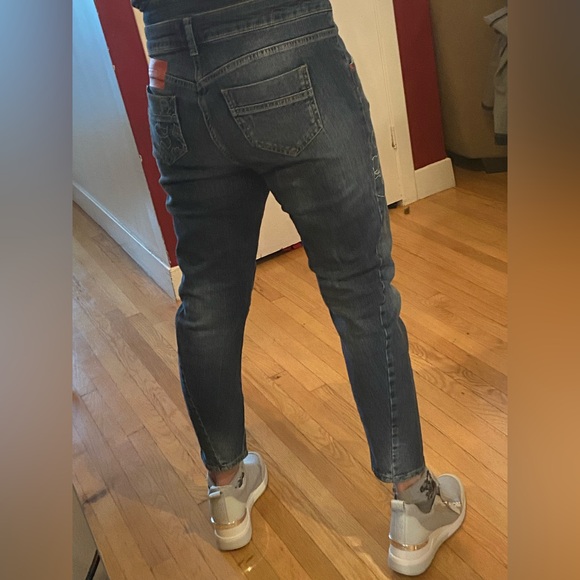 ***RARE*** Mickey Mouse Boyfriend Jeans Pants size 28 - Picture 3 of 16